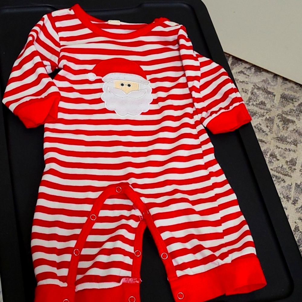Santa one piece snap legs